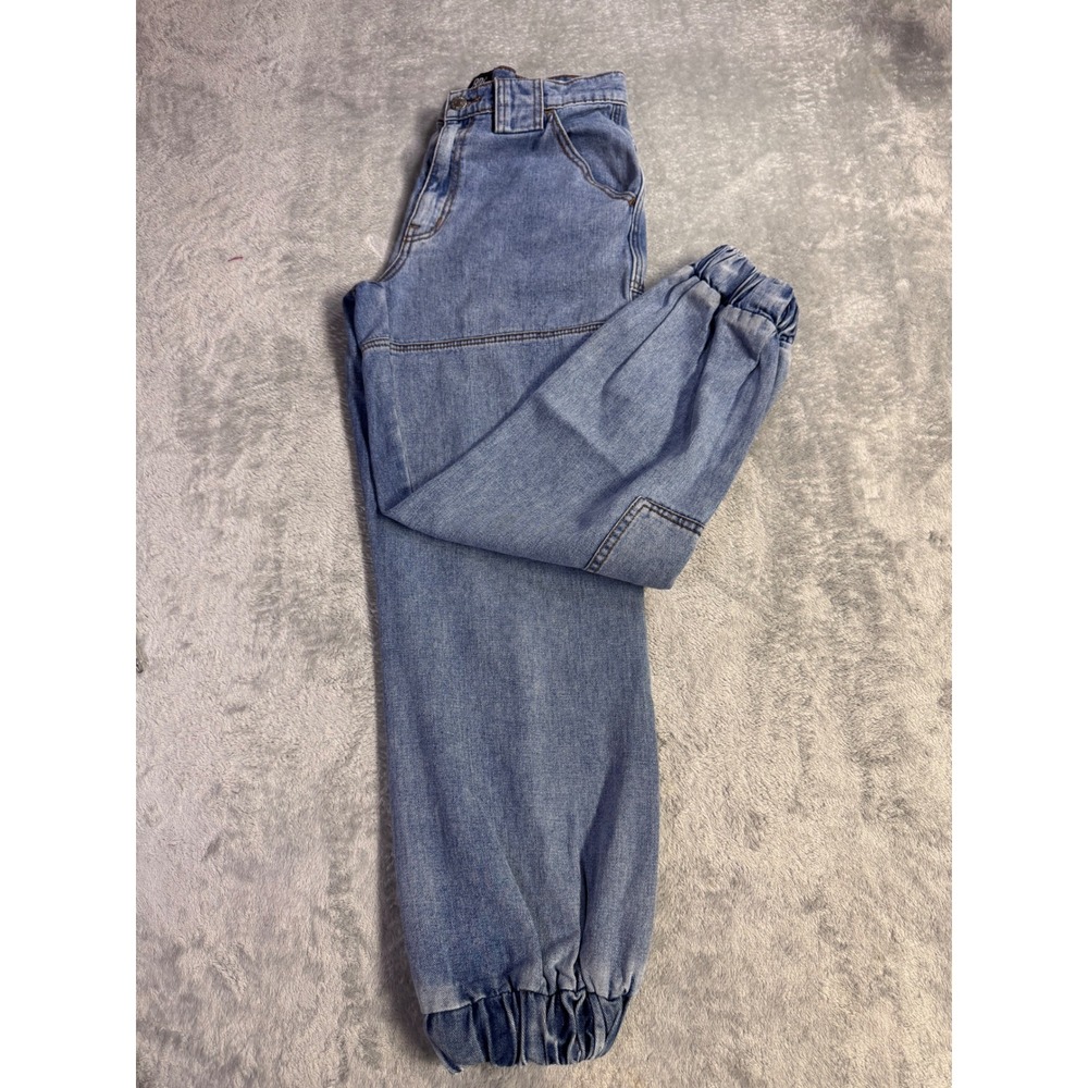 BDG Urban Outfitters Light Wash Denim Joggers Cargo Jeans Womens 27